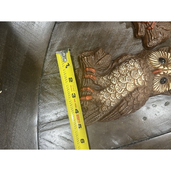 Homco Owls Wall Art Plaque Set of 3 Vintage Mid Century Modern Kitsche Retro - Picture 8 of 8
